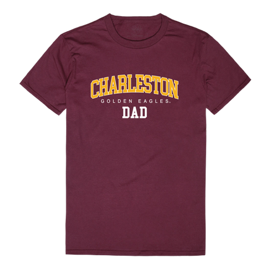 University of Charleston Golden Eagles Dad Tee T-Shirt - Heather Grey, Small