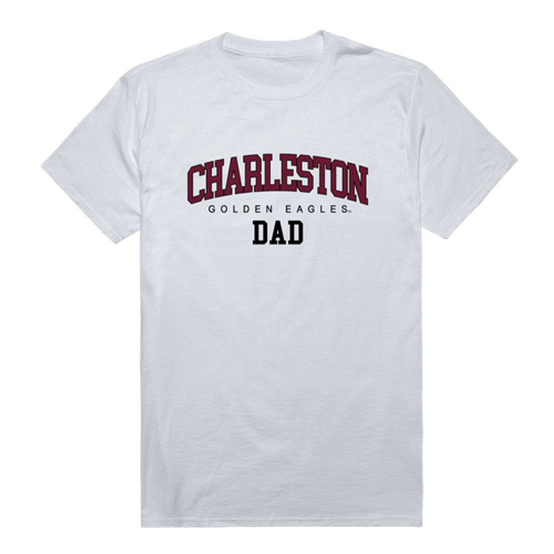 University of Charleston Golden Eagles Dad Tee T-Shirt - Heather Grey, Small