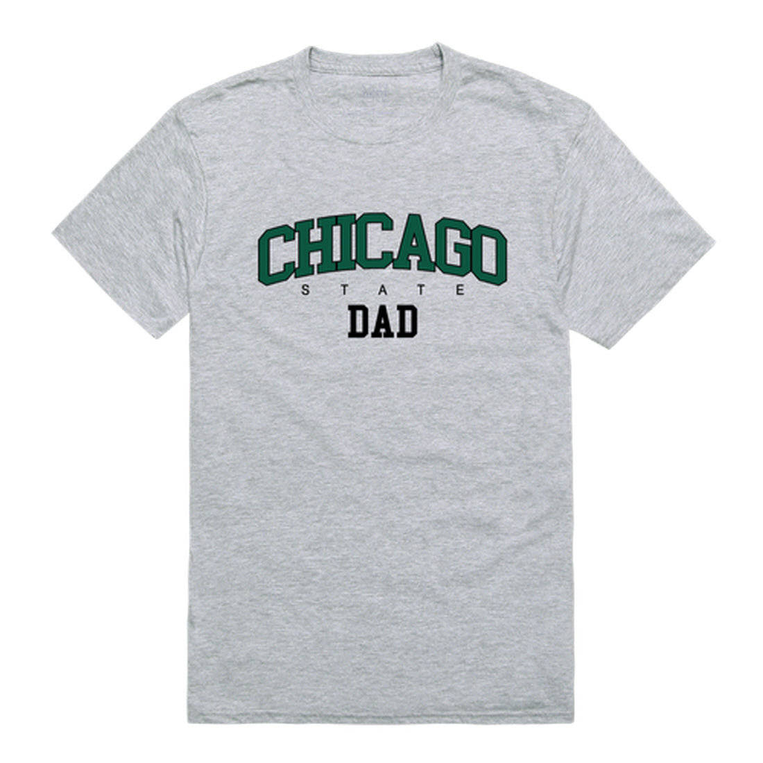 Chicago State University Cougars Dad Tee T-Shirt - Black, Small