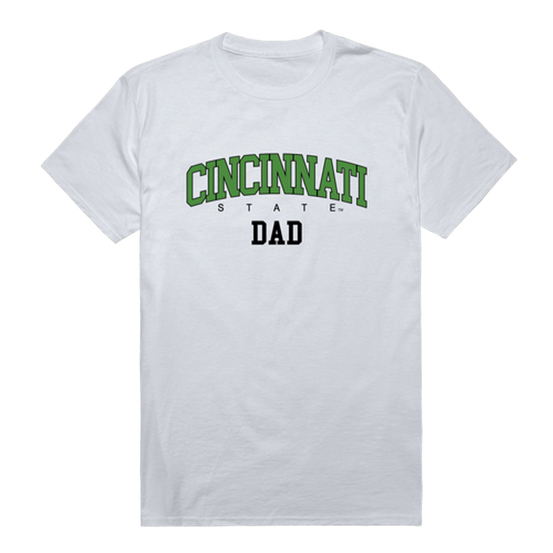 Cincinnati State Dad Tee T-Shirt - Black, Small