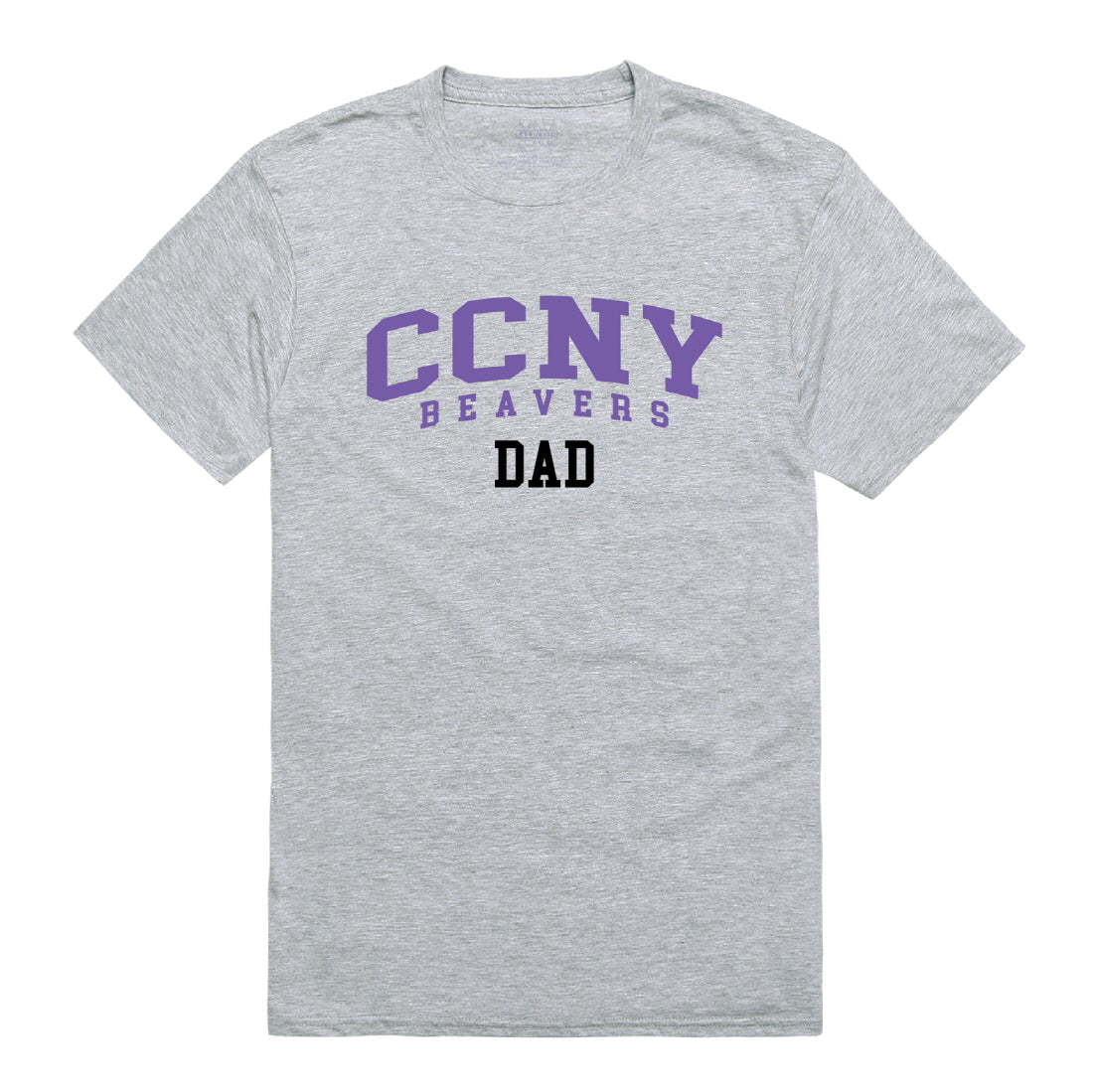 CCNY Beavers Dad Tee T-Shirt - Black, Small