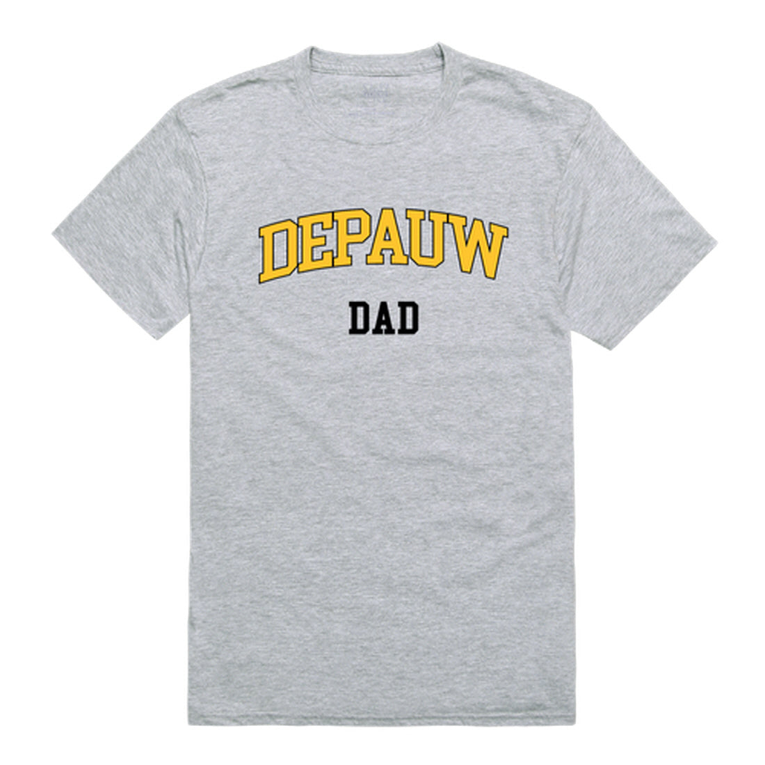 DePauw University Tigers Dad Tee T-Shirt - Black, Small