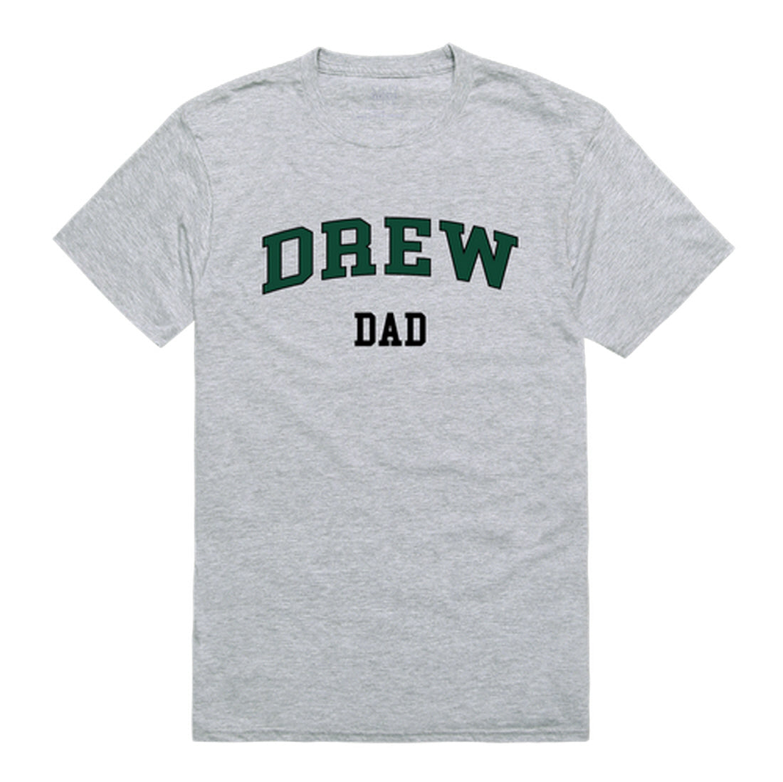 Drew University Rangers Dad Tee T-Shirt - Heather Grey, Small