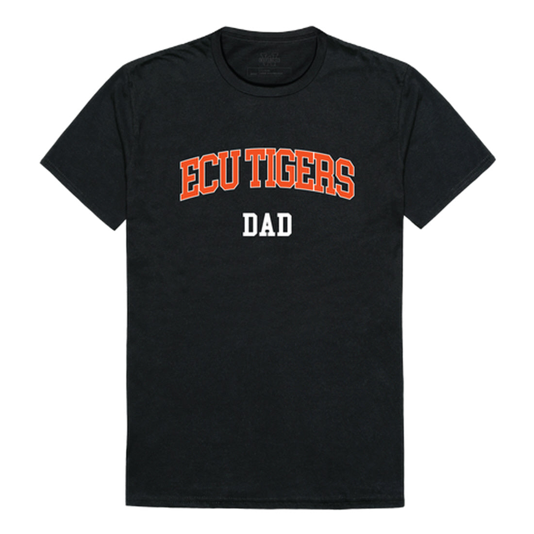 East Central University Tigers Dad Tee T-Shirt - Black, Small