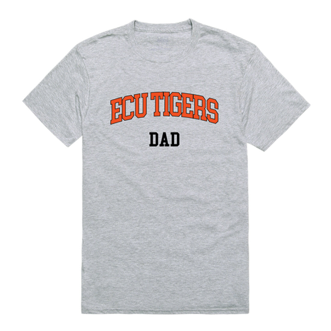 East Central University Tigers Dad Tee T-Shirt - Black, Small