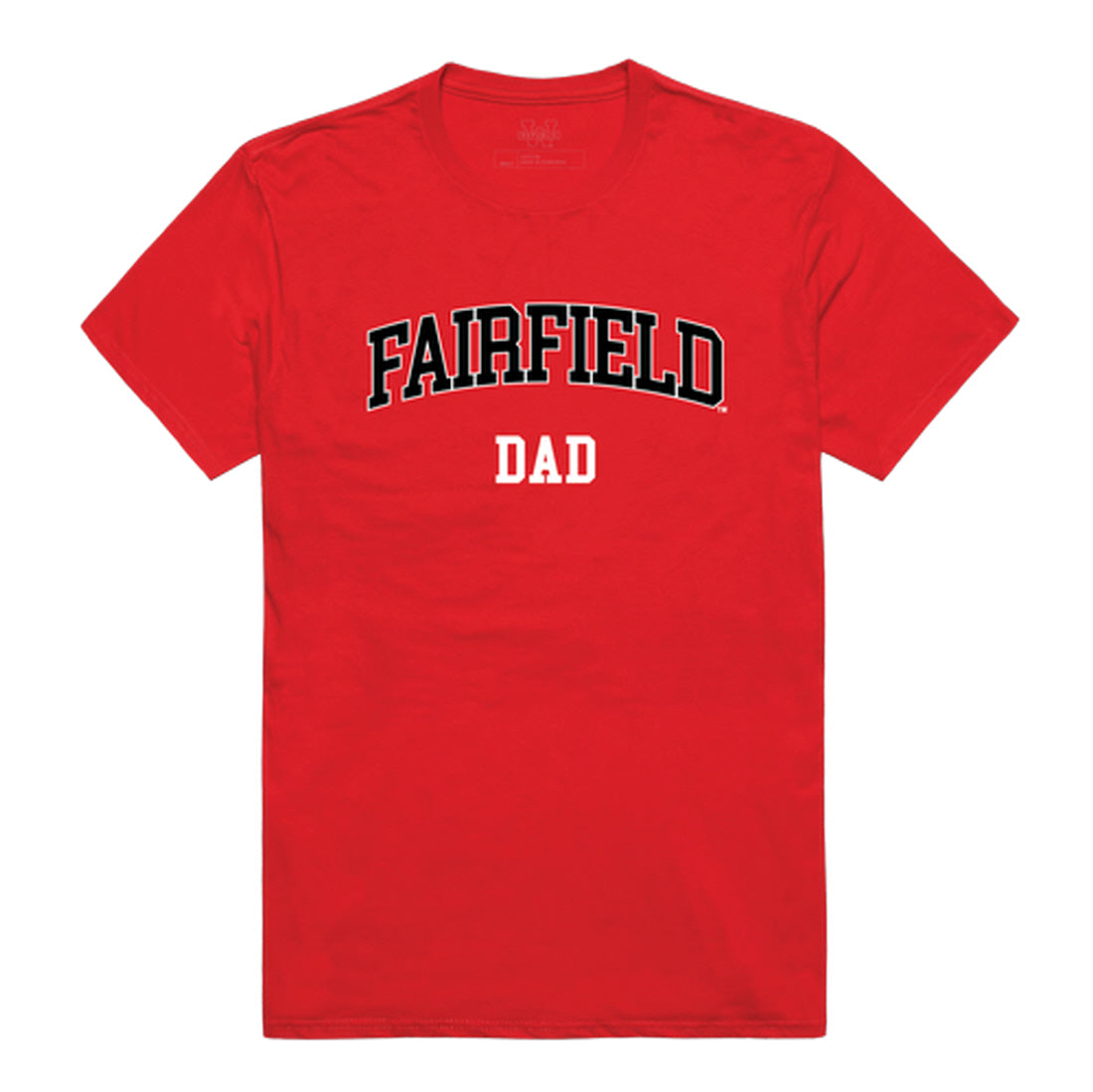 Fairfield University Stags Dad Tee T-Shirt - Heather Grey, Small