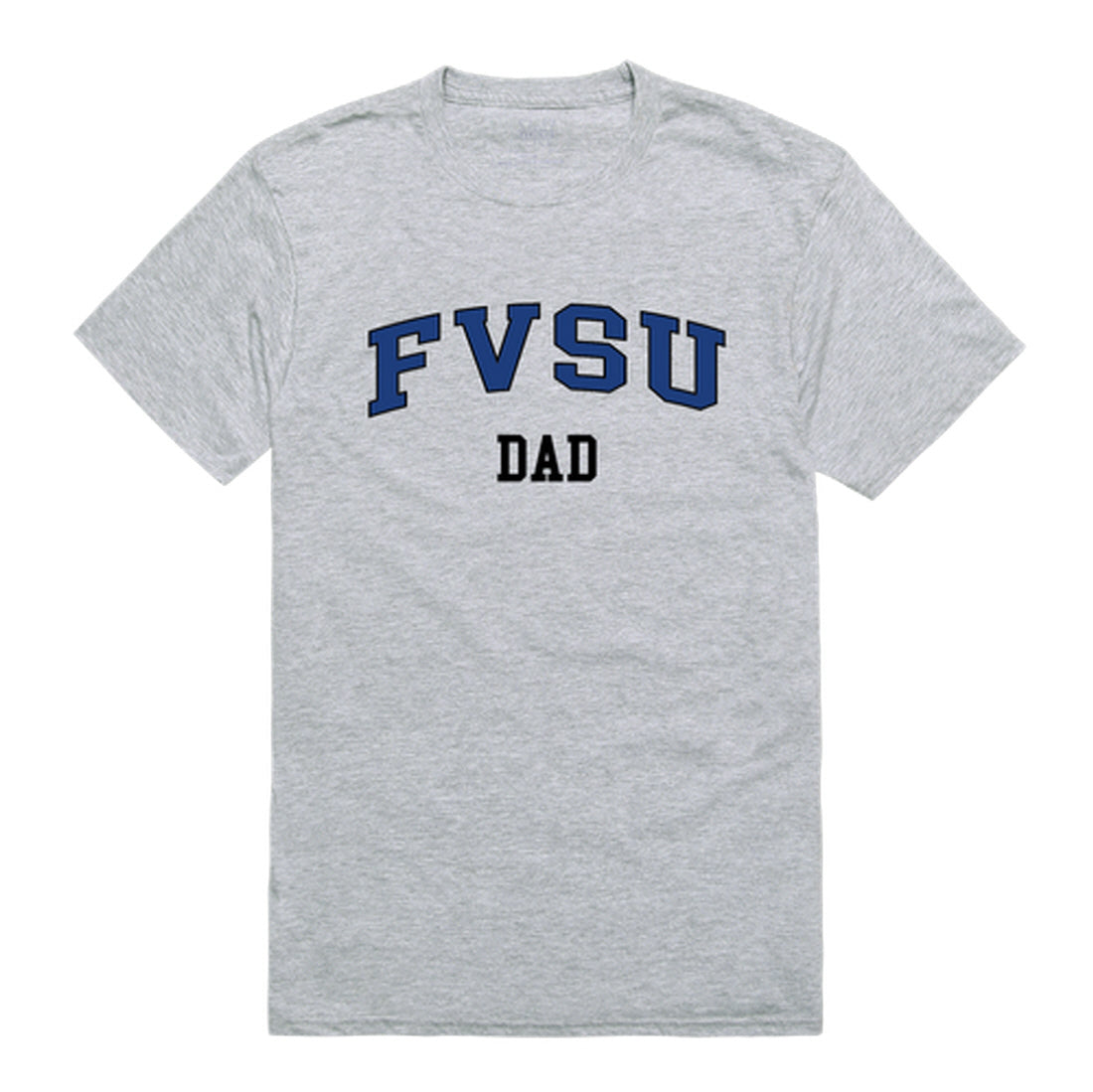 Fort Valley State University Wildcats Dad Tee T-Shirt - Heather Grey, Small