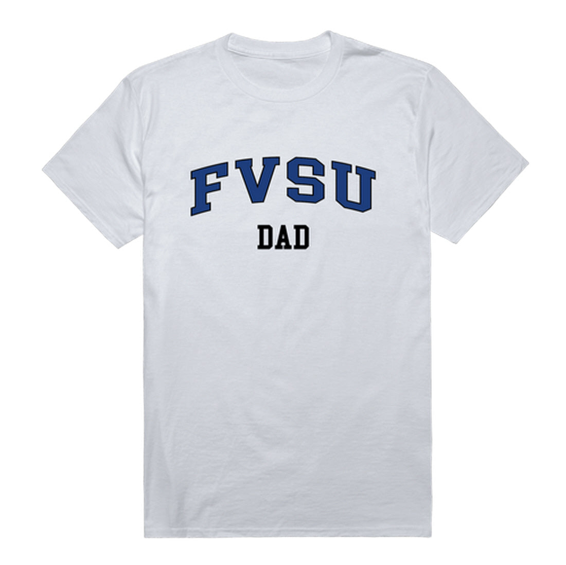 Fort Valley State University Wildcats Dad Tee T-Shirt - Heather Grey, Small