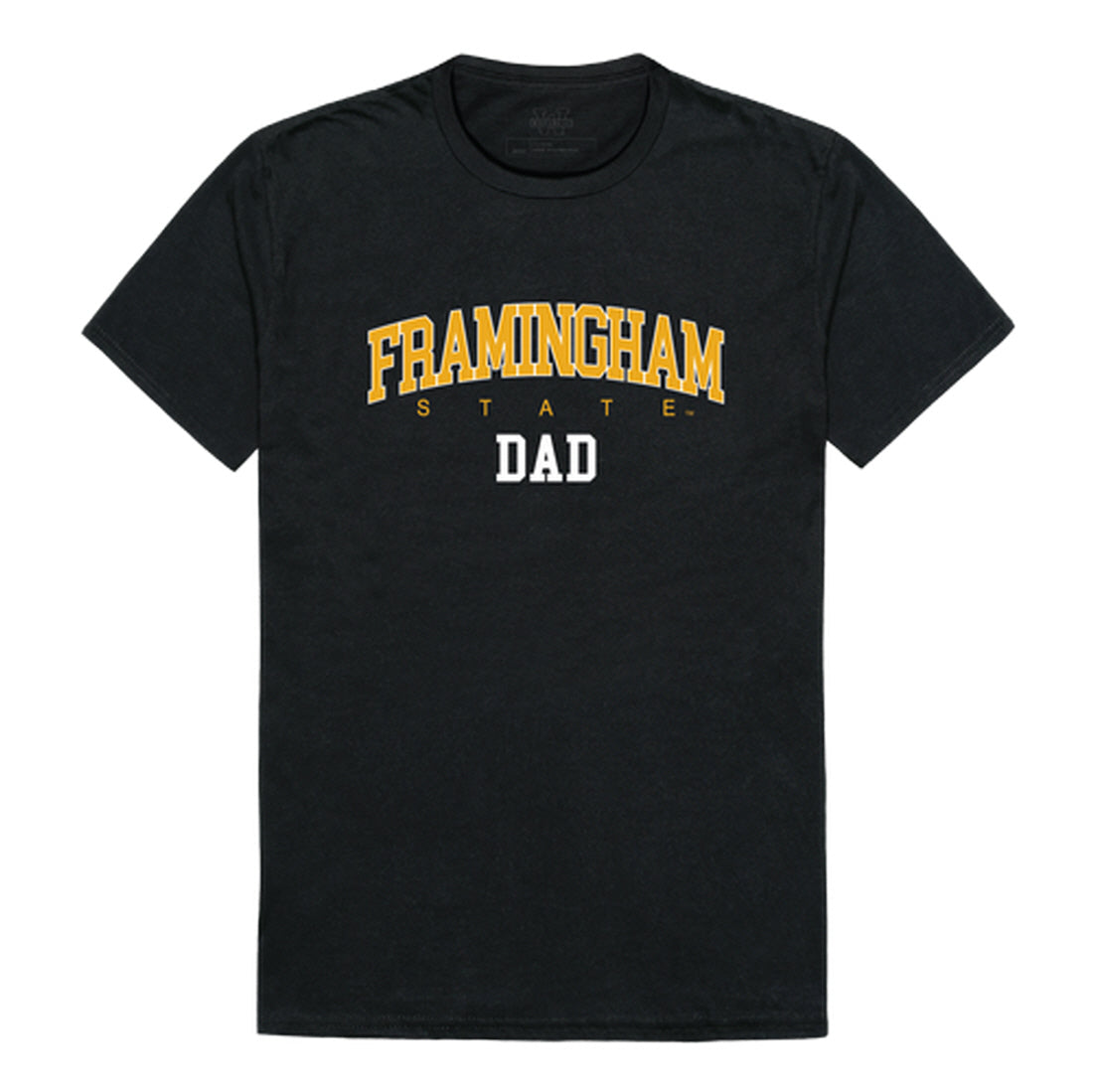 Framingham State University Rams Dad Tee T-Shirt - Black, Small