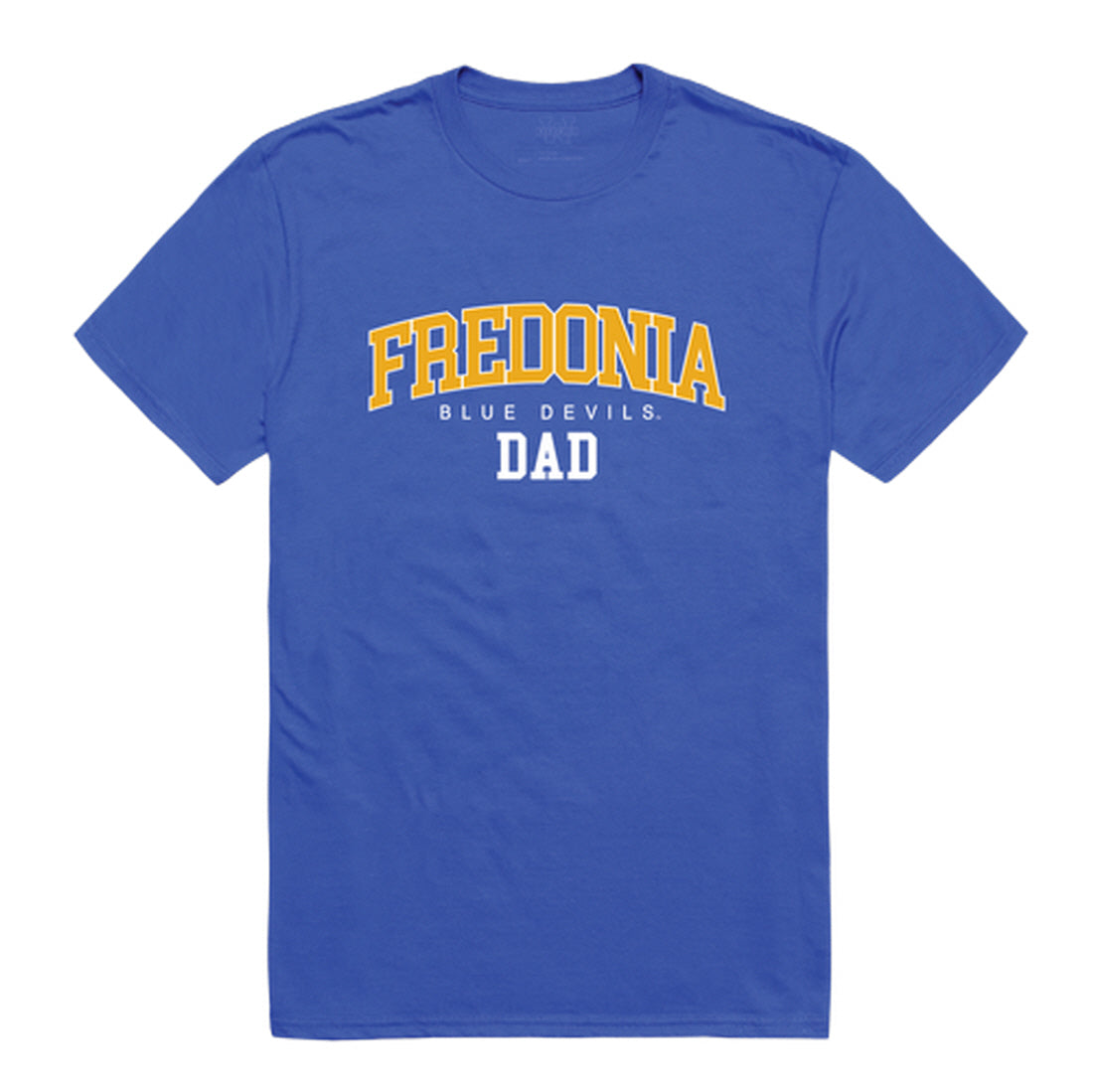 Fredonia Blue Devils Dad Tee T-Shirt - Heather Grey, Small