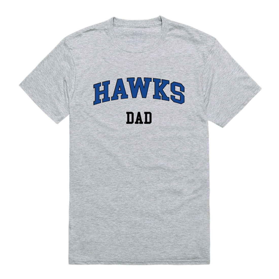 Hartwick College Hawks Dad Tee T-Shirt - Heather Grey, Small