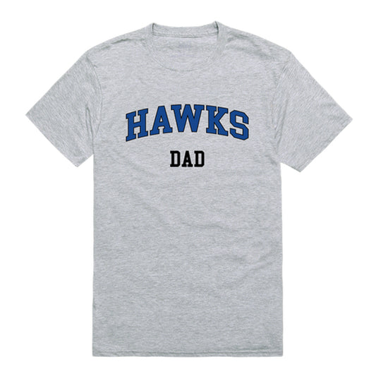 Hartwick College Hawks Dad Tee T-Shirt - Heather Grey, Small