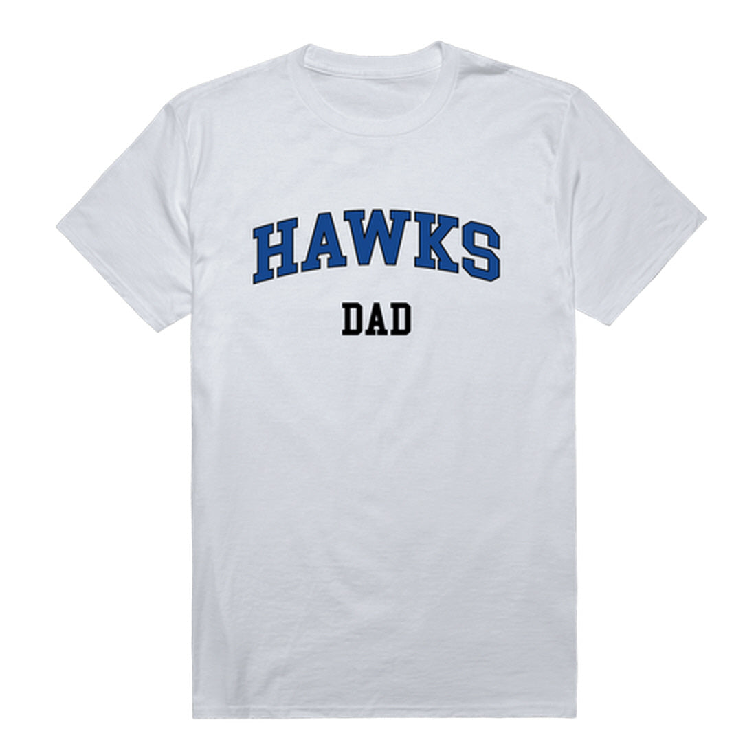 Hartwick College Hawks Dad Tee T-Shirt - Heather Grey, Small