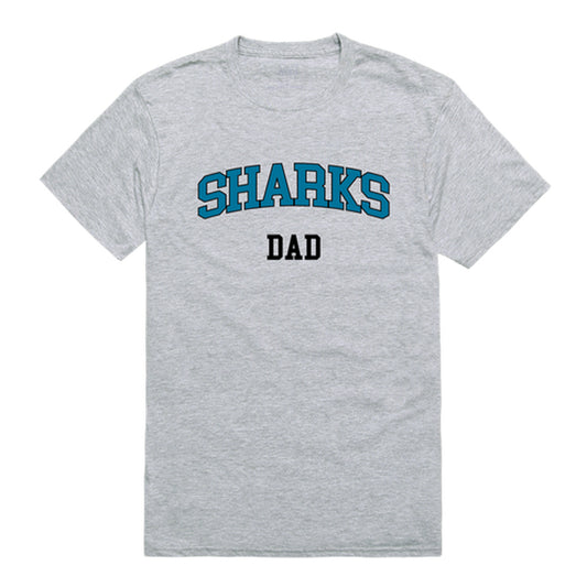 Hawaii Pacific University Sharks Dad Tee T-Shirt - Heather Grey, Small