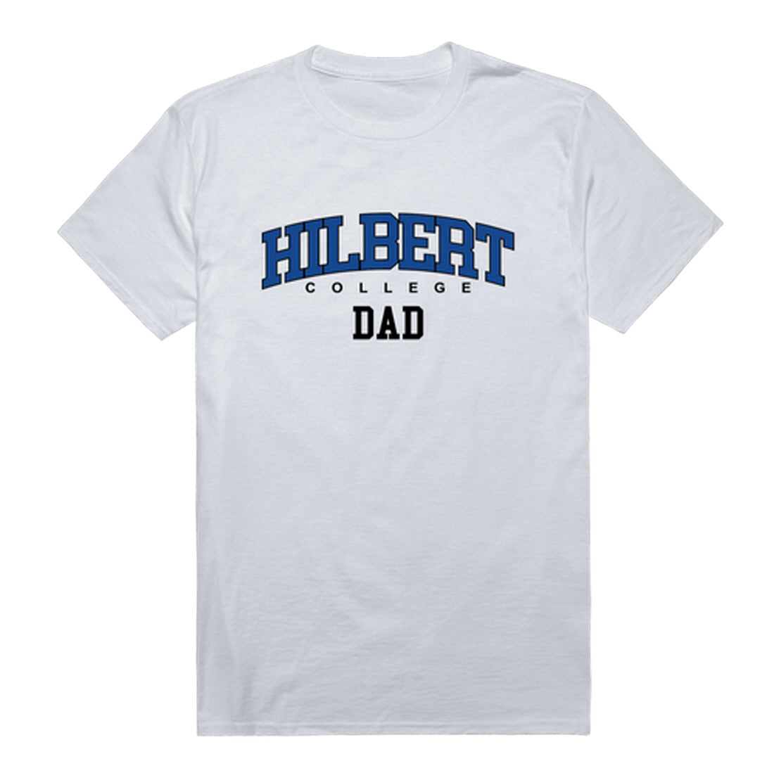 Hilbert College Hawks Dad Tee T-Shirt - Heather Grey, Small