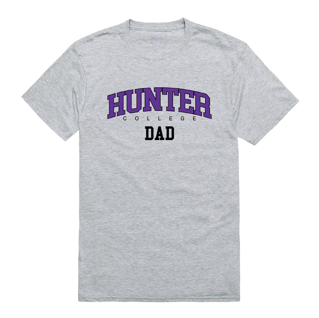 Hunter College Hawks Dad Tee T-Shirt - Black, Small