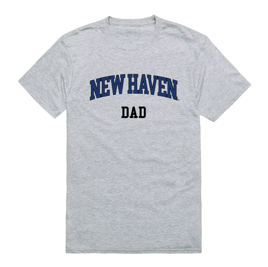 New Haven Chargers Dad Tee T-Shirt - Heather Grey, Small