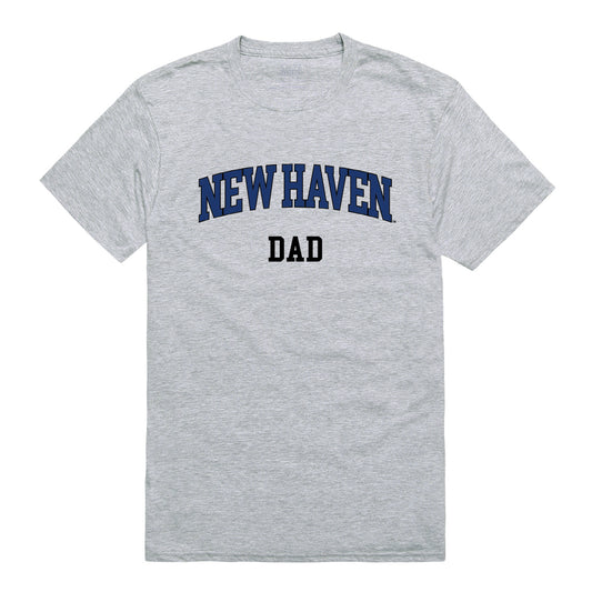 New Haven Chargers Dad Tee T-Shirt - Heather Grey, Small