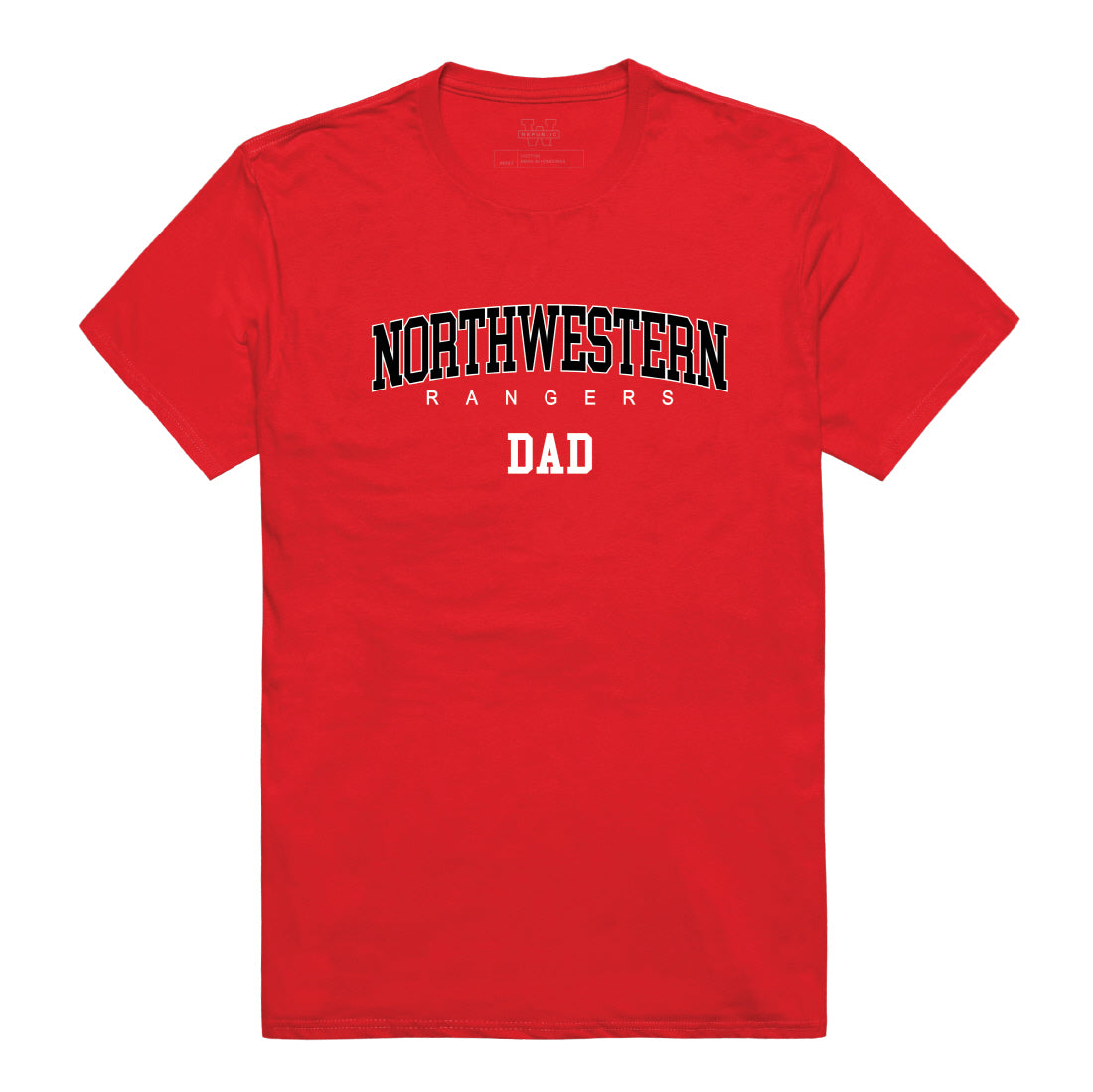 Northwestern Oklahoma State Rangers Dad Tee T-Shirt - Heather Grey, Small