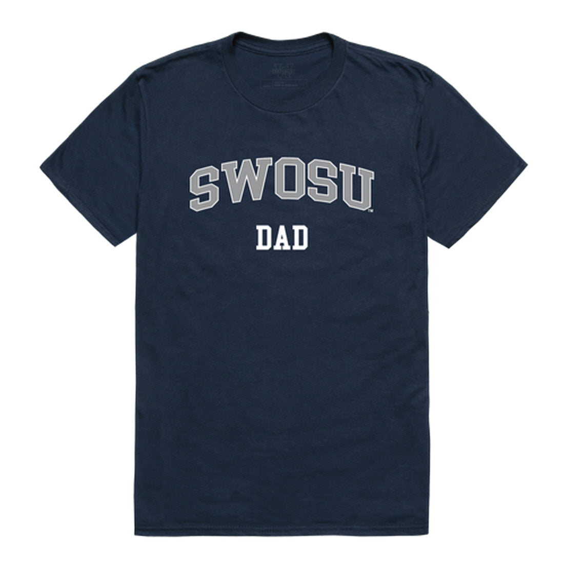 Southwestern Oklahoma State Bulldogs Dad Tee T-Shirt - Heather Grey, Small