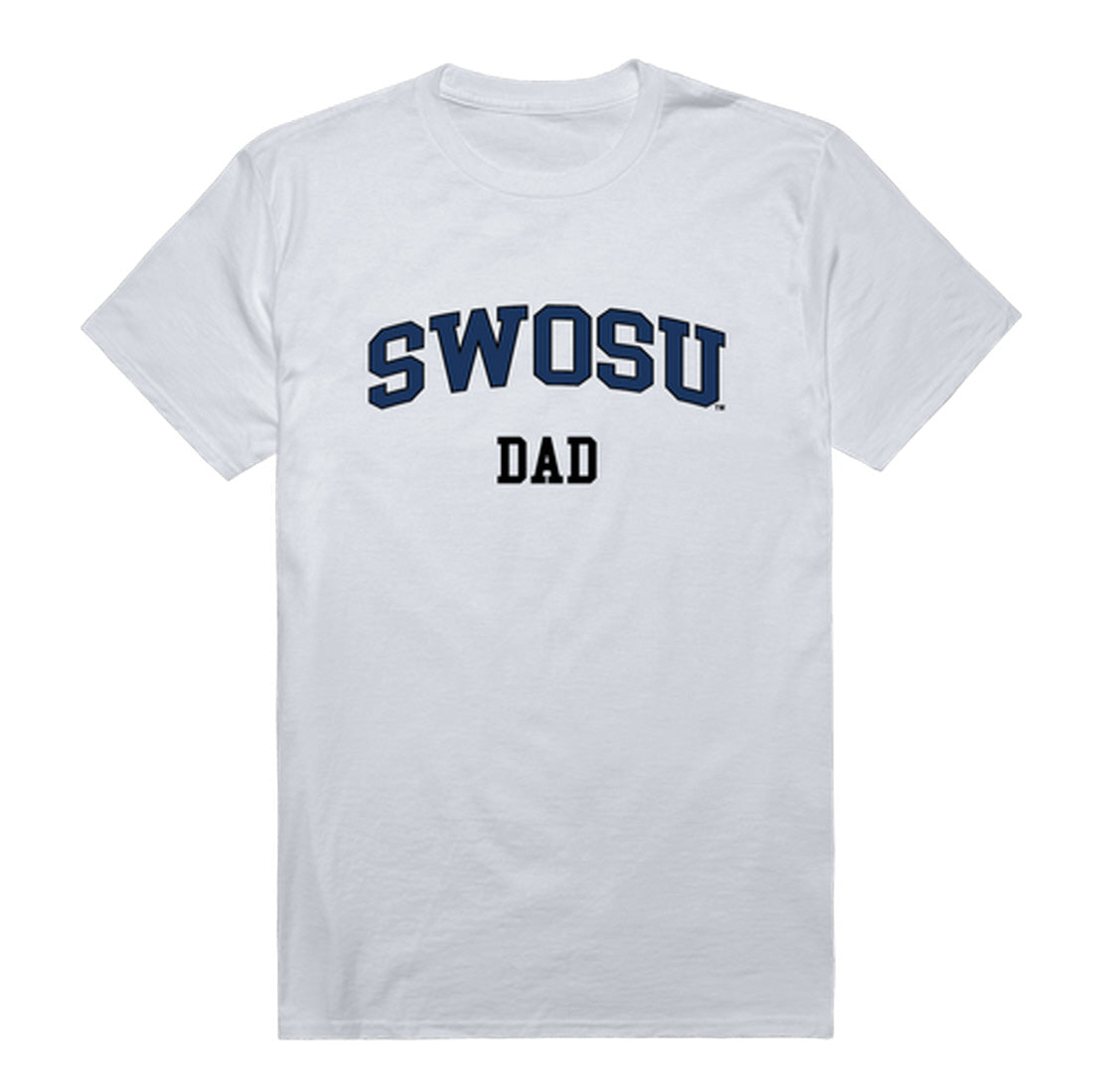 Southwestern Oklahoma State Bulldogs Dad Tee T-Shirt - Heather Grey, Small