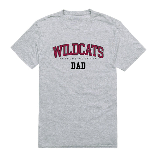 Bethune-Cookman Wildcats Dad Tee T-Shirt - Heather Grey, Small