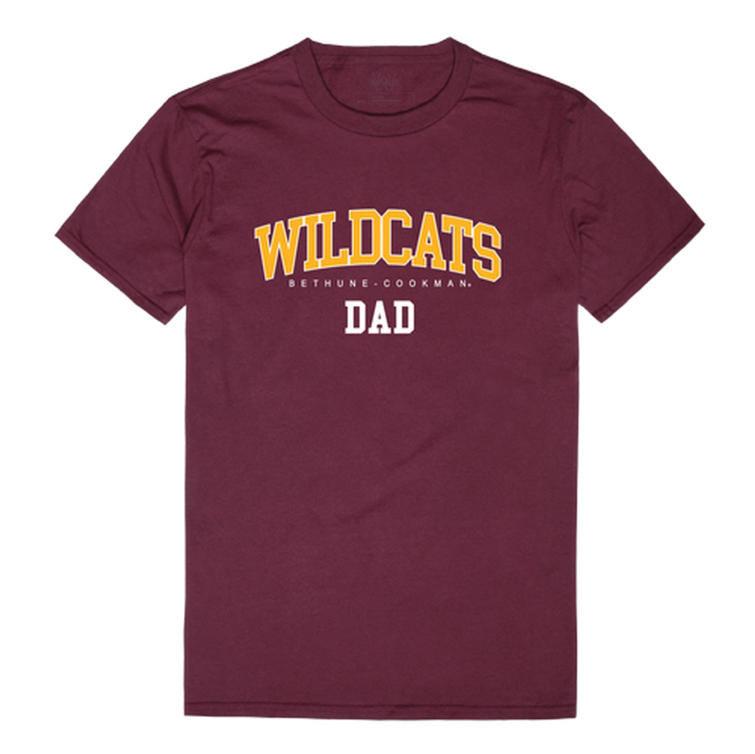 Bethune-Cookman Wildcats Dad Tee T-Shirt - Heather Grey, Small