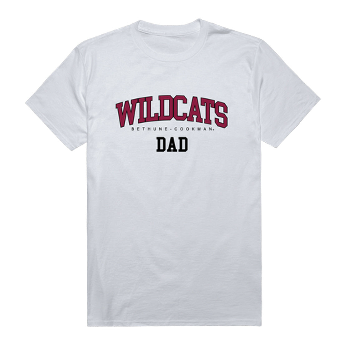 Bethune-Cookman Wildcats Dad Tee T-Shirt - Heather Grey, Small