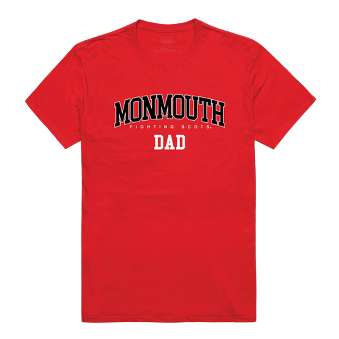 Monmouth College Fighting Scots Dad Tee T-Shirt - Heather Grey, Small