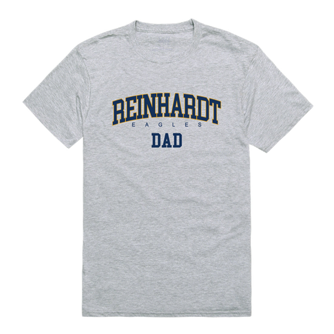 Reinhardt University Eagles Dad Tee T-Shirt - Heather Grey, Small