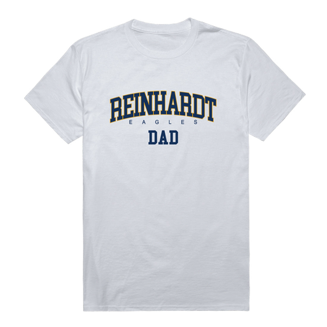 Reinhardt University Eagles Dad Tee T-Shirt - Heather Grey, Small