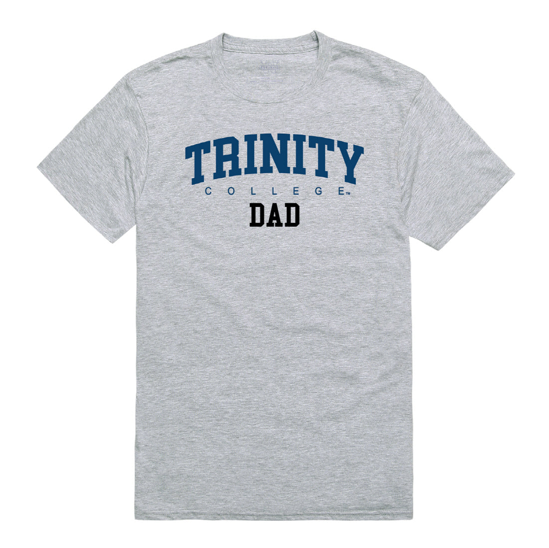 Trinity Bantams Dad Tee T-Shirt - Heather Grey, Small