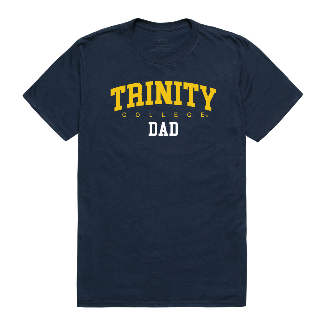 Trinity Bantams Dad Tee T-Shirt - Heather Grey, Small