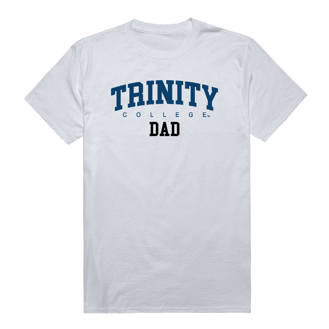 Trinity Bantams Dad Tee T-Shirt - Heather Grey, Small