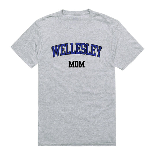 Wellesley College Blue Mom Tee T-Shirt