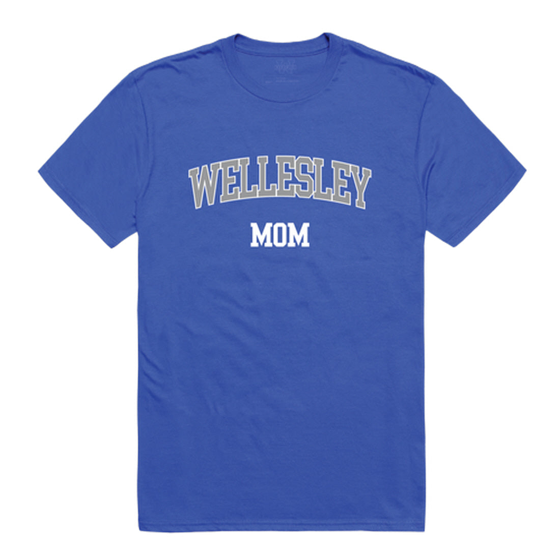 Wellesley College Blue Mom Tee T-Shirt