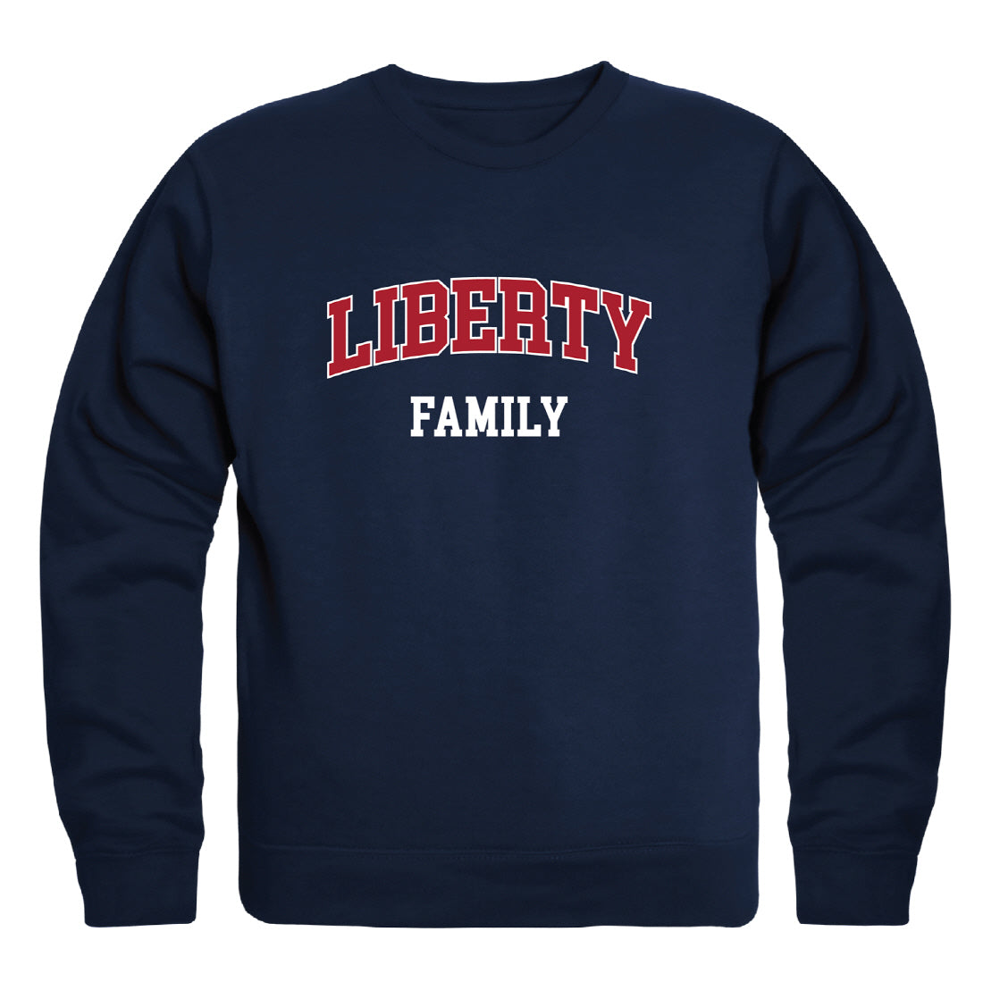 Liberty University Flames Family Crewneck Pullover Sweatshirt Sweater