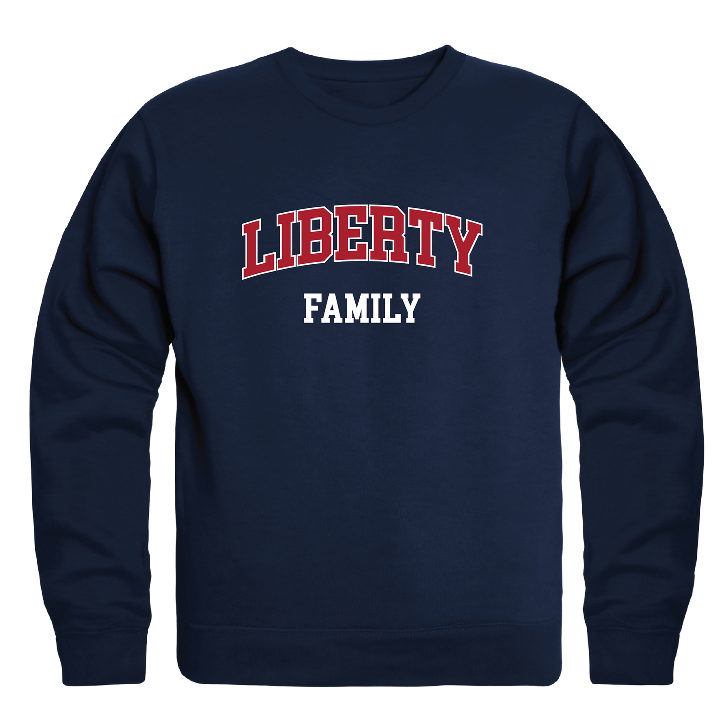 Liberty University Flames Family Crewneck Pullover Sweatshirt Sweater