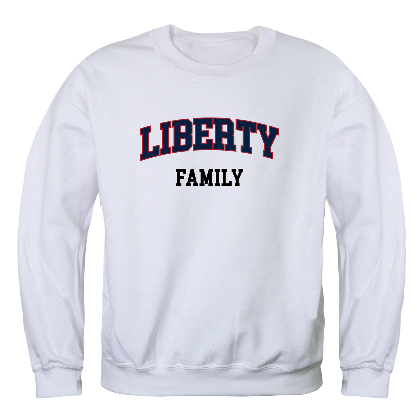 Liberty University Flames Family Crewneck Pullover Sweatshirt Sweater