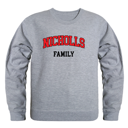 Nicholls State University Colonels Family Crewneck Pullover Sweatshirt Sweater