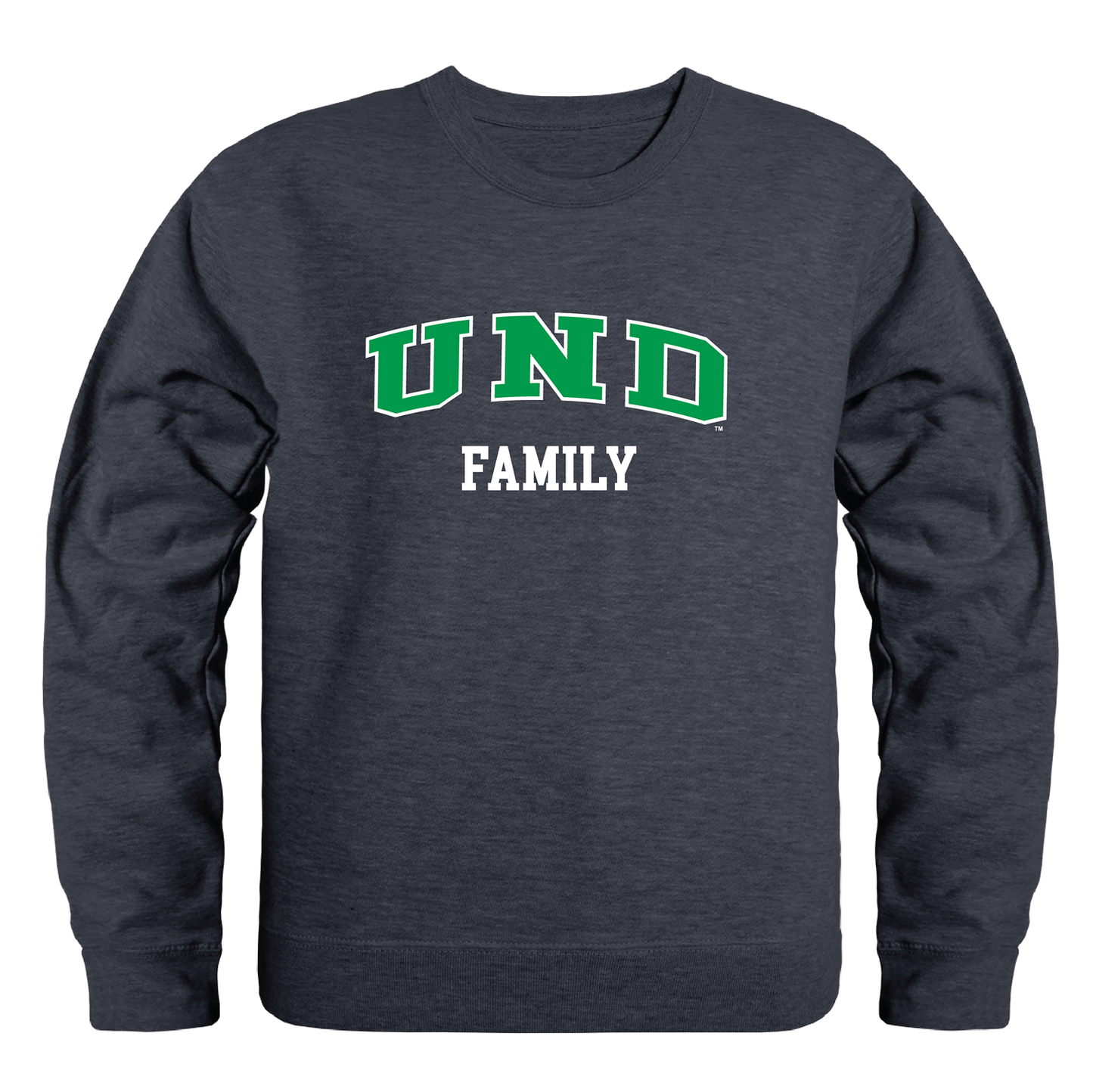 University of North Dakota Fighting Hawks Family Crewneck Pullover Sweatshirt Sweater