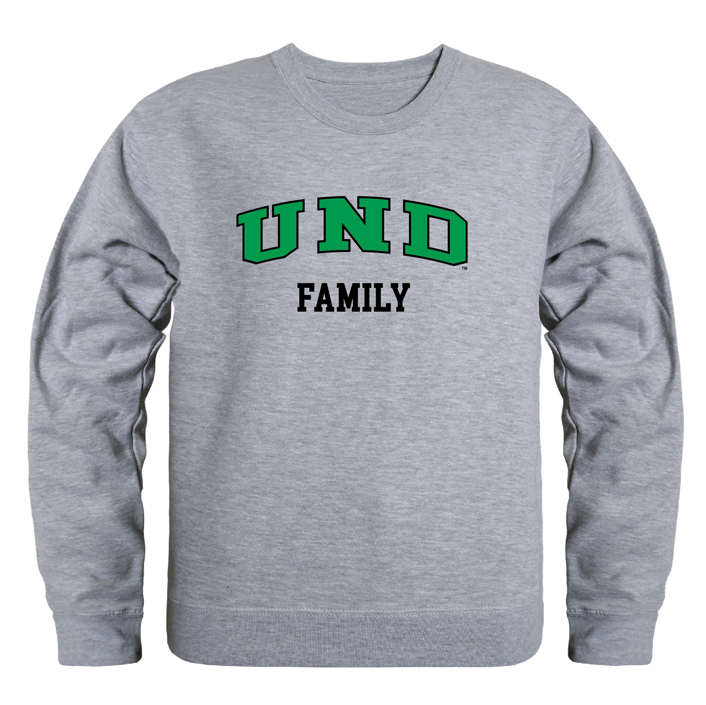 University of North Dakota Fighting Hawks Family Crewneck Pullover Sweatshirt Sweater