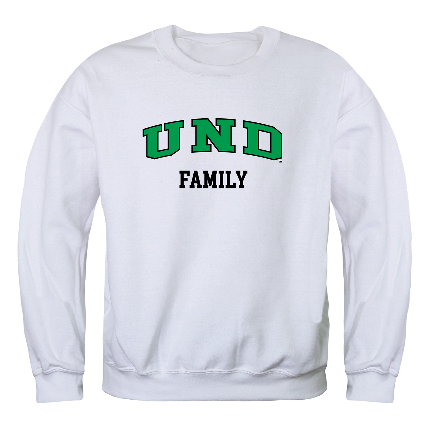 University of North Dakota Fighting Hawks Family Crewneck Pullover Sweatshirt Sweater