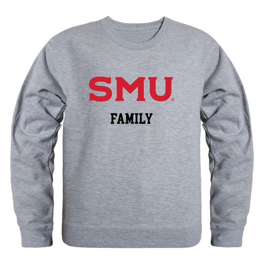 Southern Methodist University Methodist Family Crewneck Pullover Sweatshirt Sweater