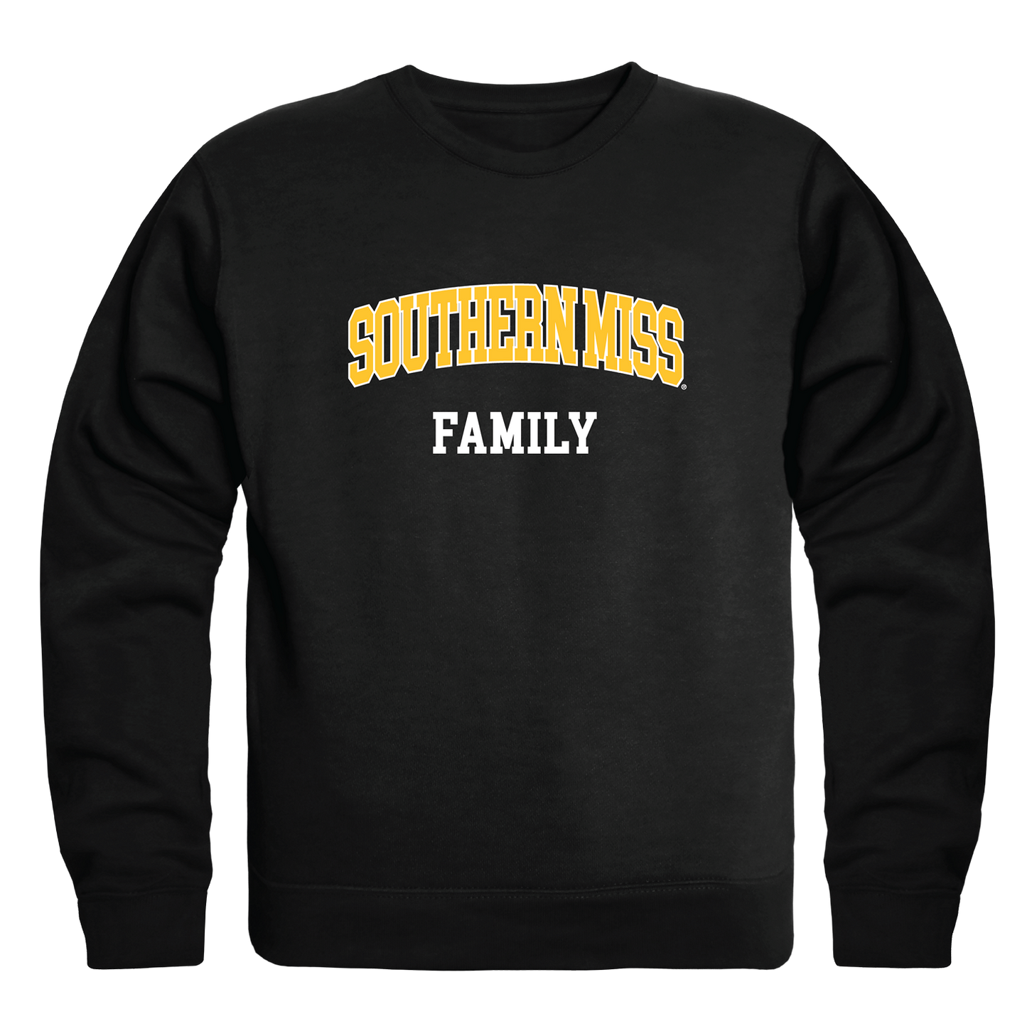 University of Southern Mississippi Golden Eagles Family Crewneck Pullover Sweatshirt Sweater