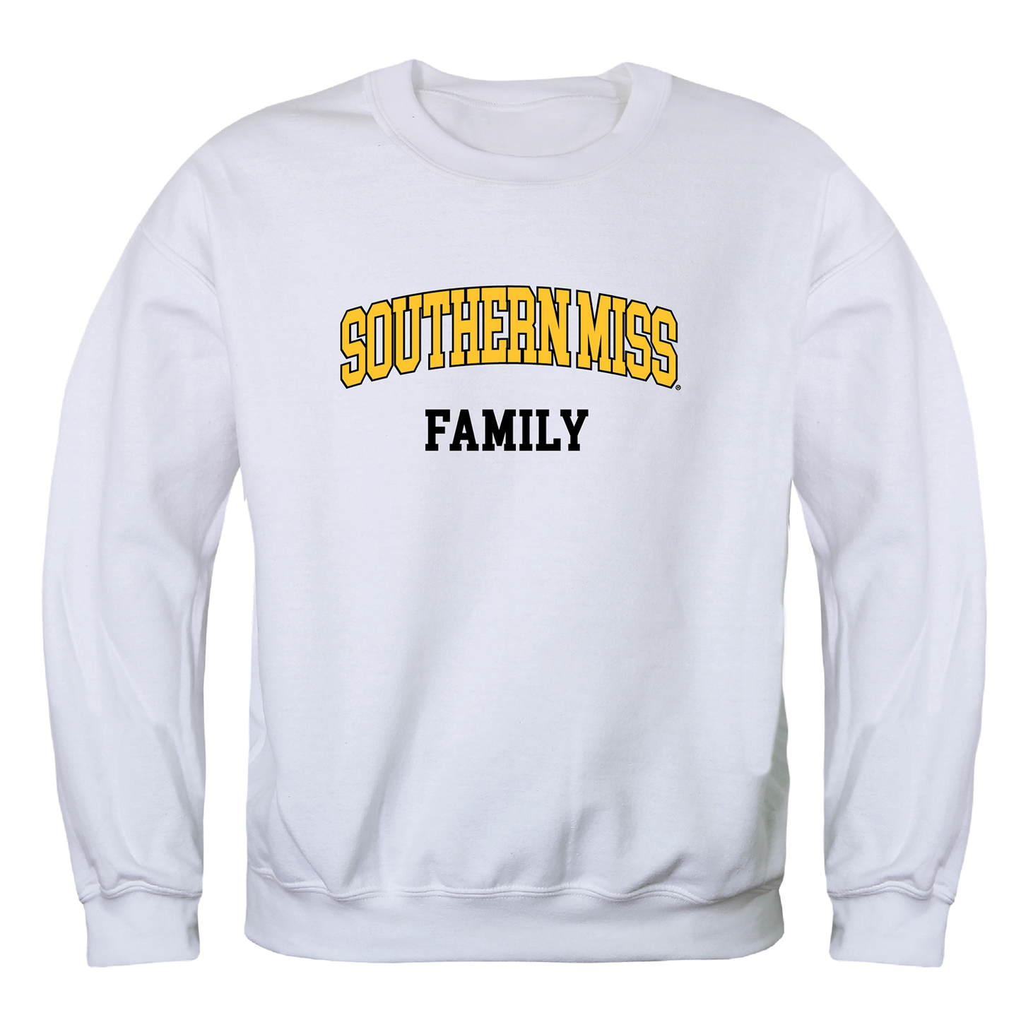 University of Southern Mississippi Golden Eagles Family Crewneck Pullover Sweatshirt Sweater