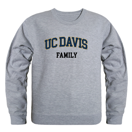 UC Davis University of California Aggies Family Crewneck Pullover Sweatshirt Sweater