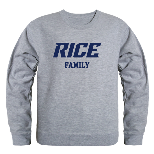 Rice University Owls Family Crewneck Pullover Sweatshirt Sweater