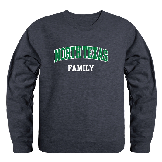 UNT University of North Texas Mean Green Family Crewneck Pullover Sweatshirt Sweater