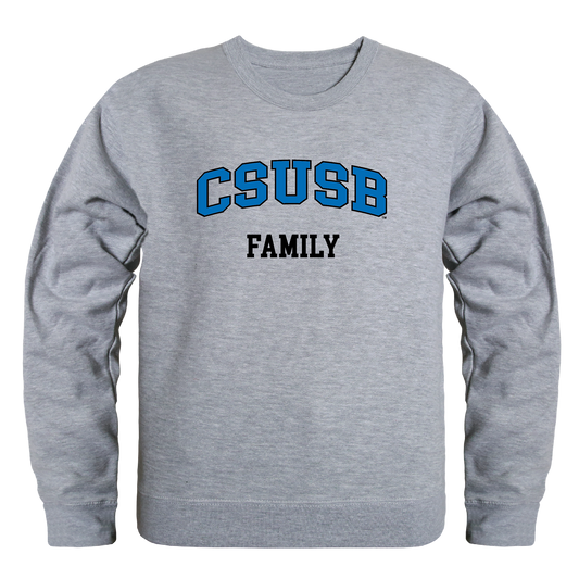 California State University San Bernardino Family Crewneck Pullover Sweatshirt Sweater